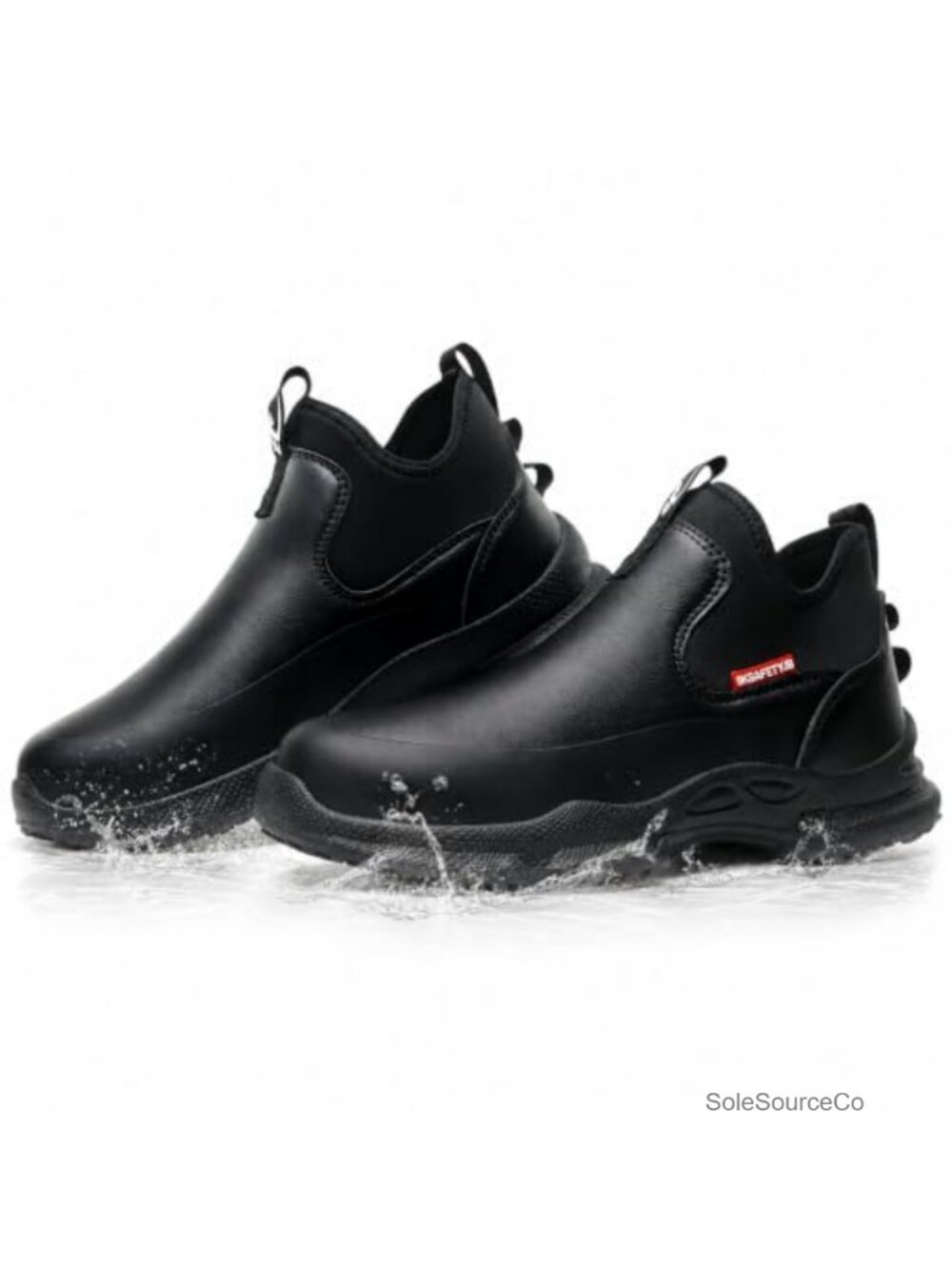 Waterproof Leather Chef Clogs Non Slip Nursing Food Service Work Shoes